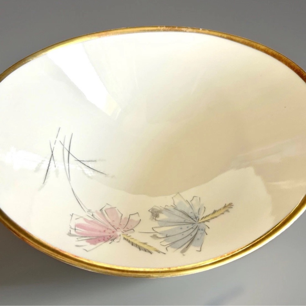 ALKA KUNST Petra Bavarian VTG Footed Oval Bowl Serving Candy Dish RARE!